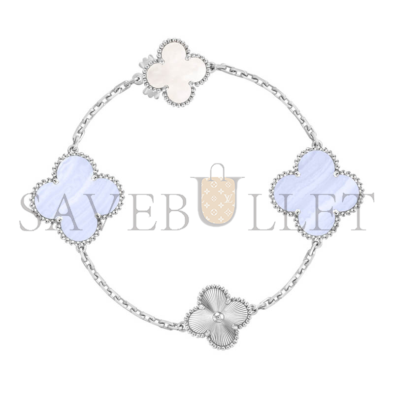 V*n Cl**f arpels magic alhambra transformable long necklace, 15 motifs vcarpgv000